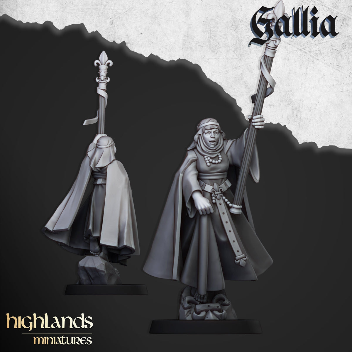 Highlands Miniatures Damsel of Gallia