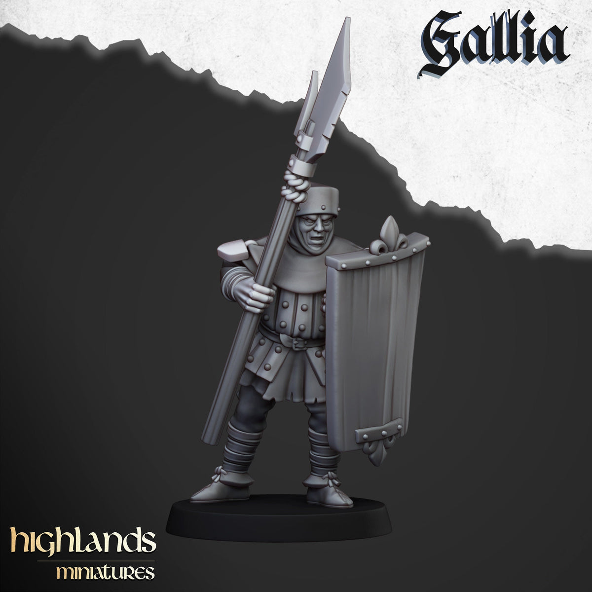 Highlands Miniatures Gallia Men at Arms