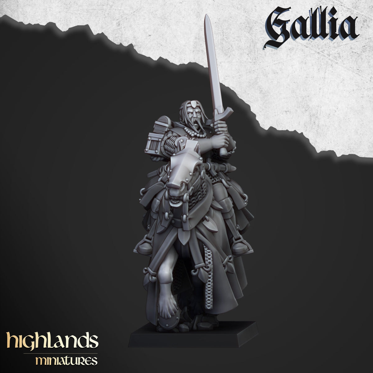 Highlands Miniatures Gallia Questing Knights