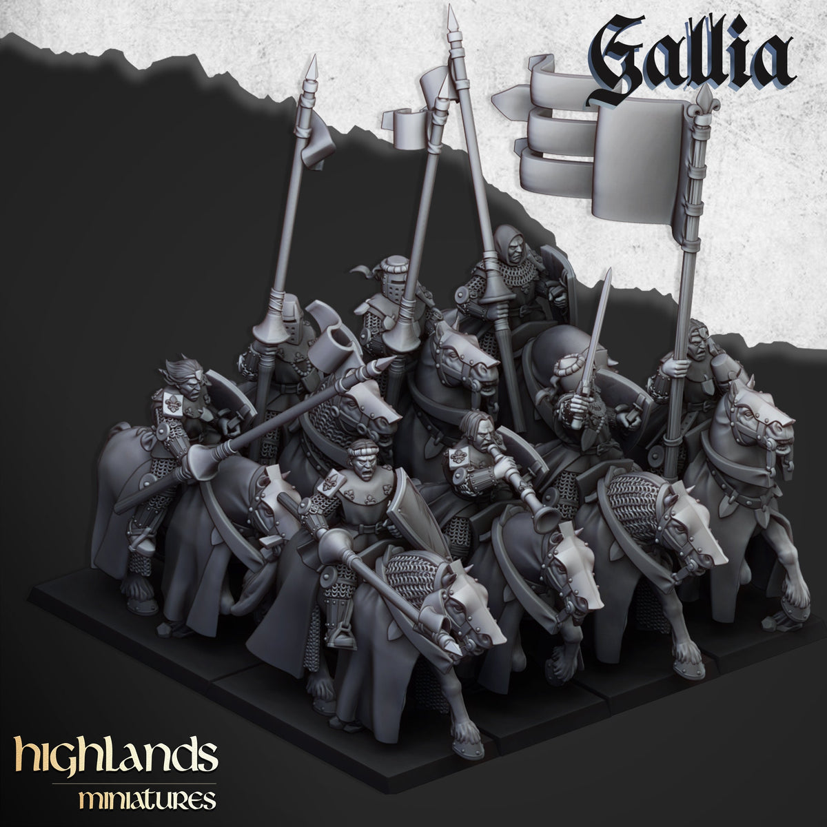 Highlands Miniatures Gallia Young Knights of Gallia