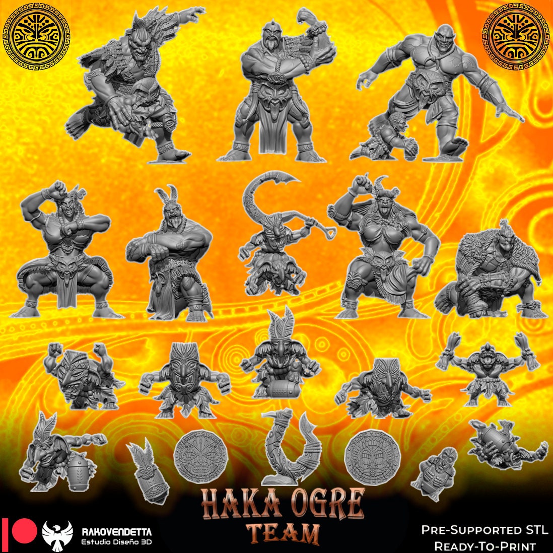Rakovendetta Fantasy Football Haka Ogre Team