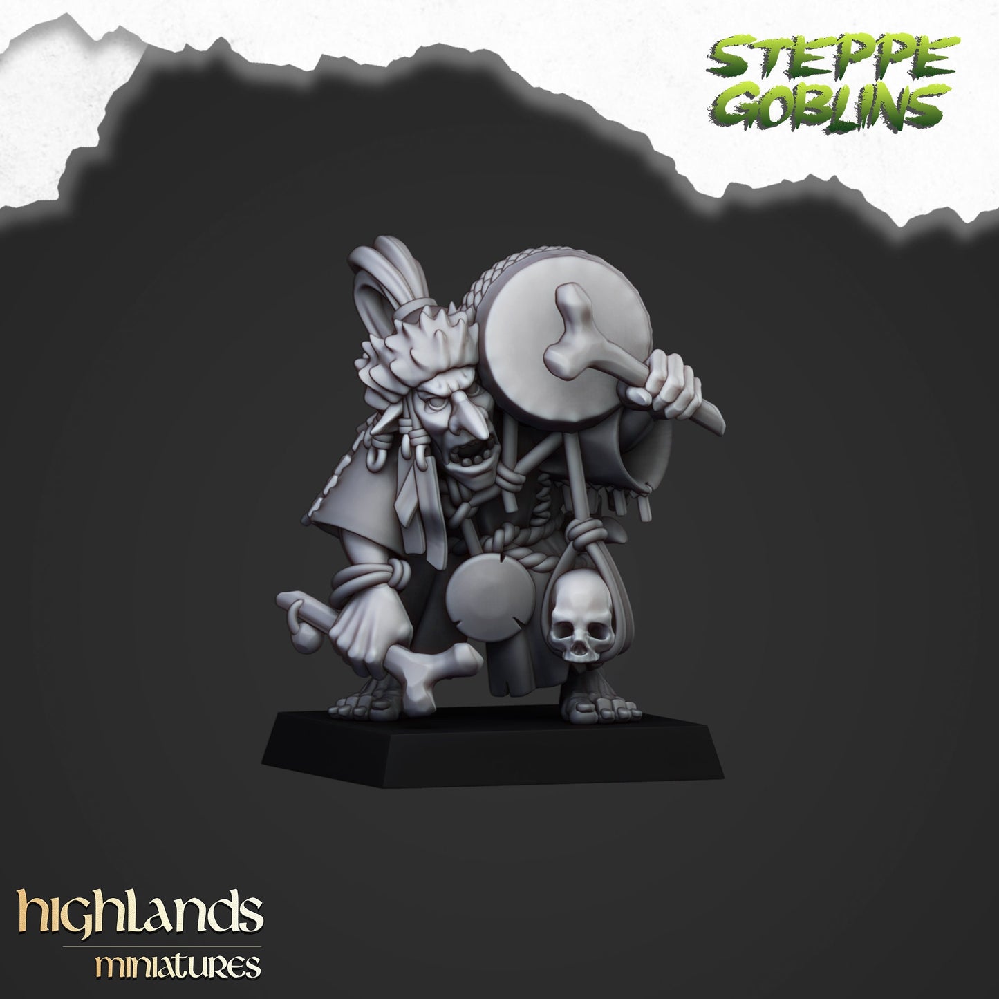 Highland Miniatures Steppe Goblin Shaman