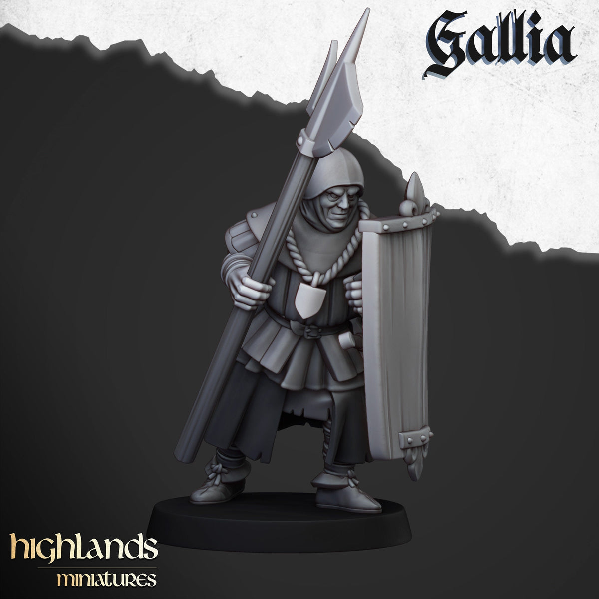 Highlands Miniatures Gallia Men at Arms