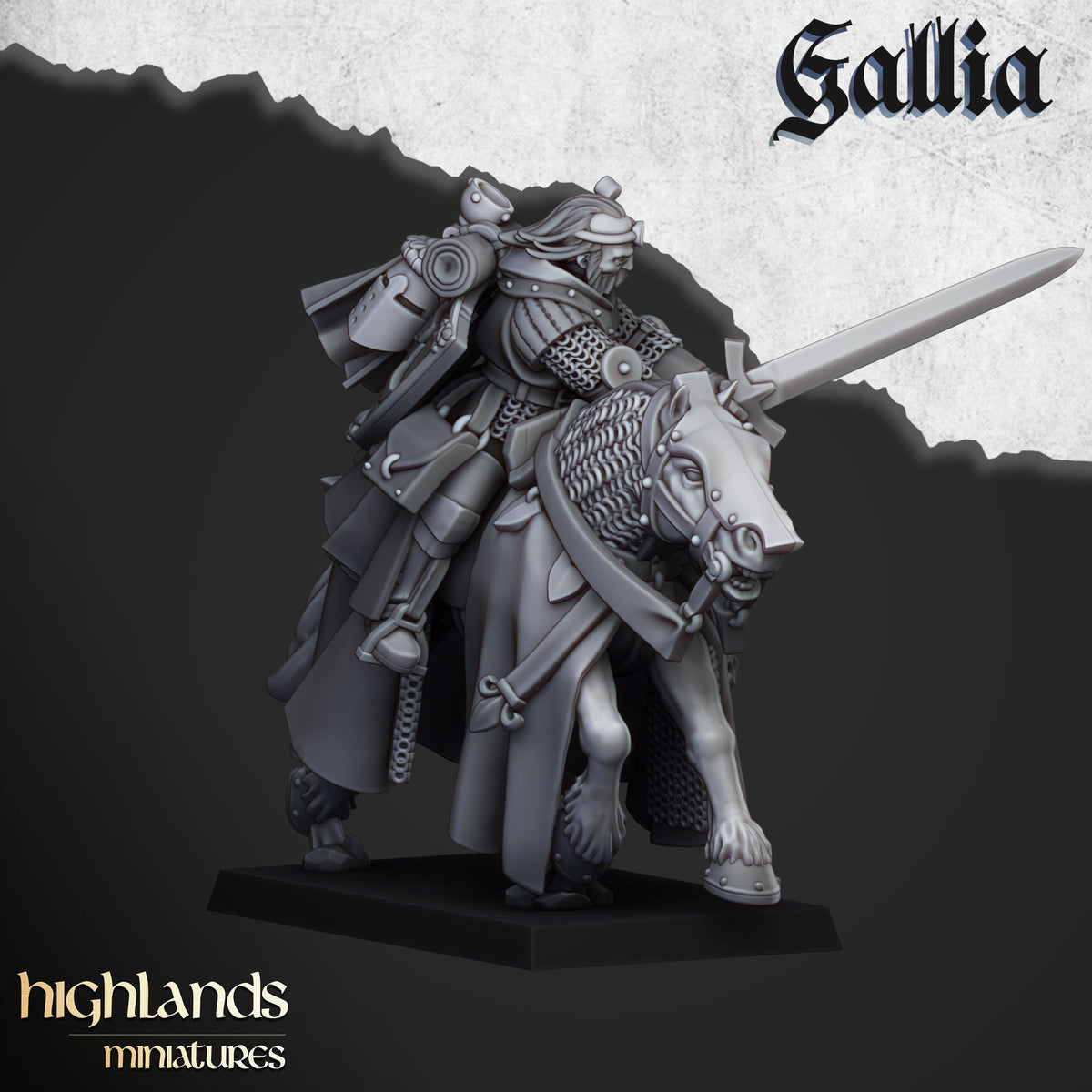 Highlands Miniatures Gallia Questing Knights