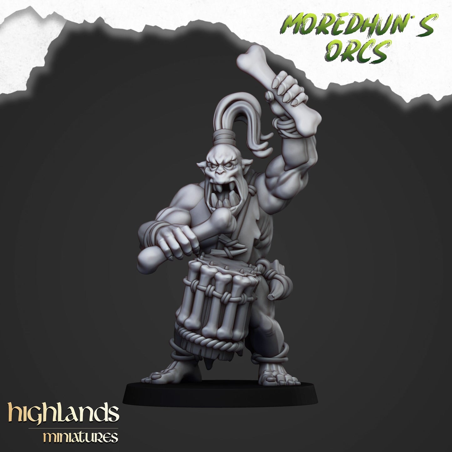 Highland Miniatures Moredhun's Cave Orcs With Bows