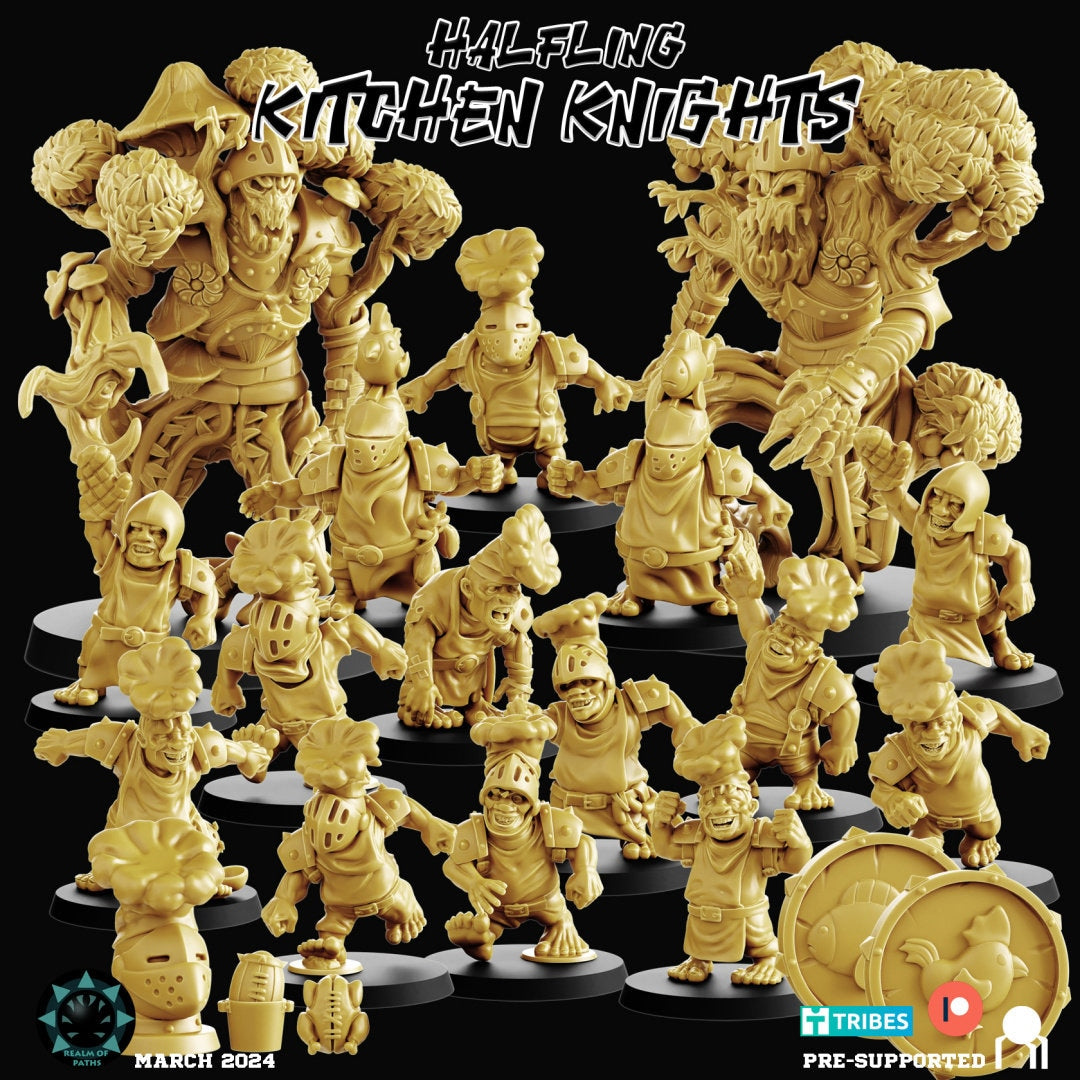 Realm of Paths Fantasy Football Halfling Team - 'The Kitchen Knights'