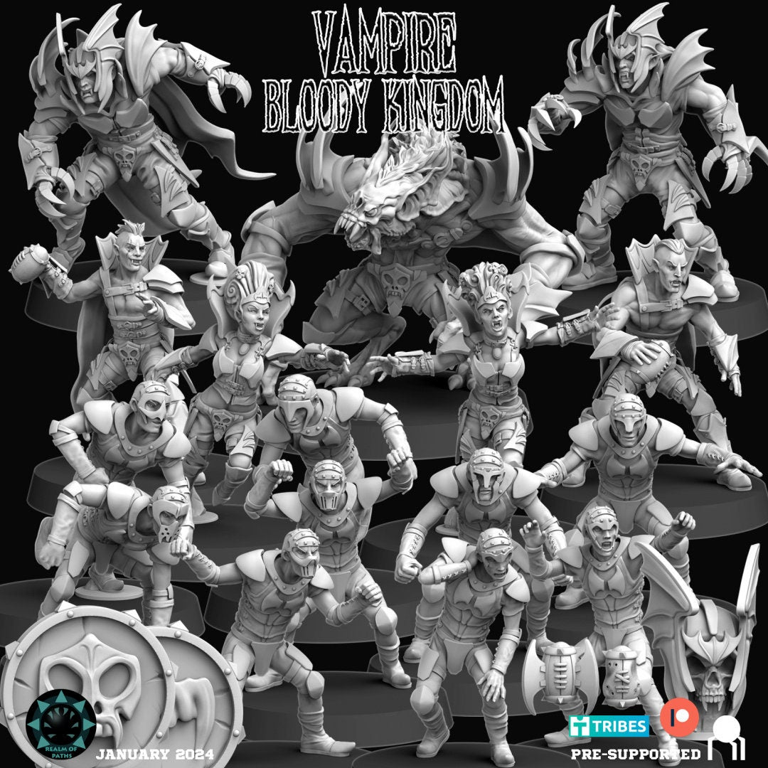 Realm of Paths Fantasy Football Vampire Team - 'Bloody Kingdom'