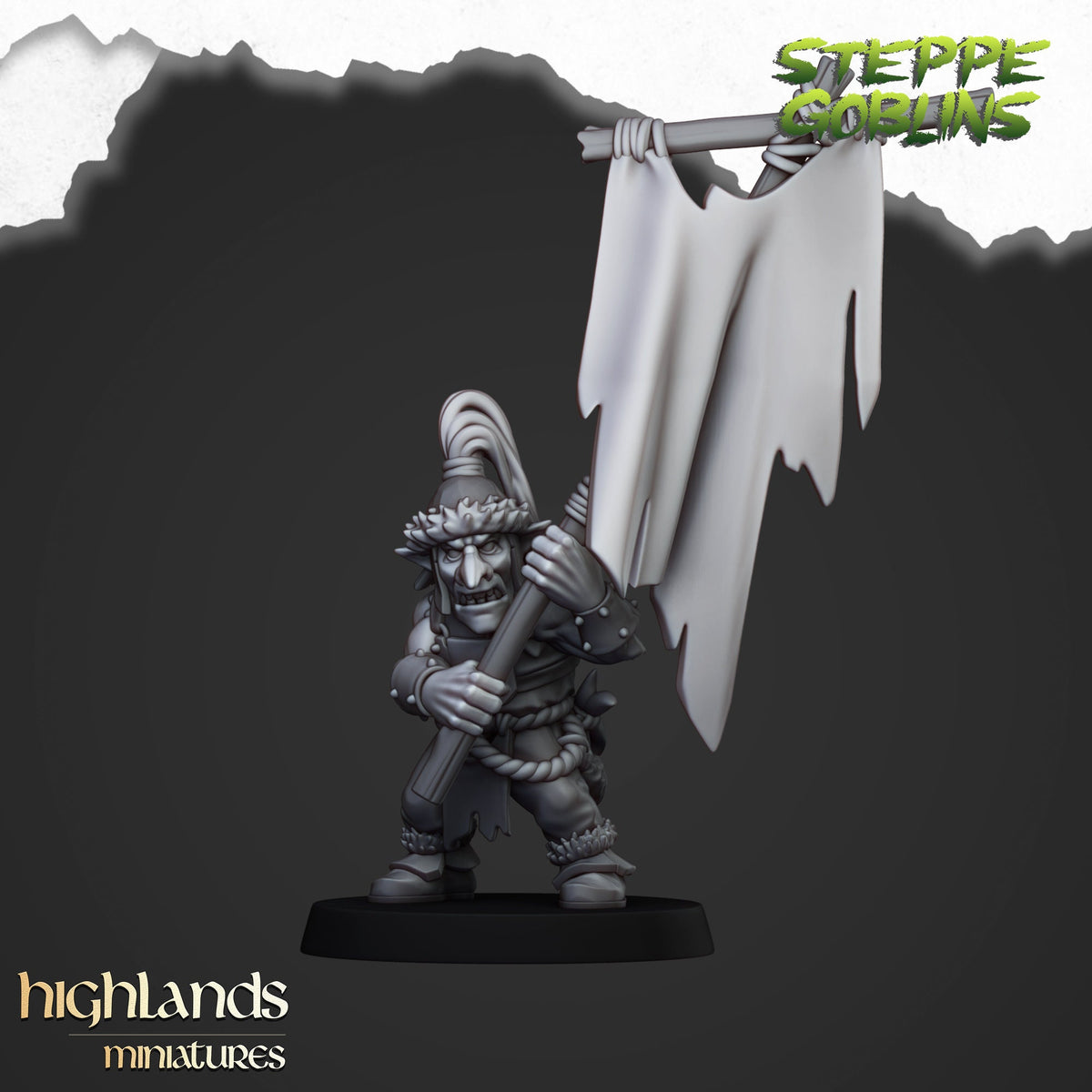 Highlands Miniatures Steppe Goblins With Spears