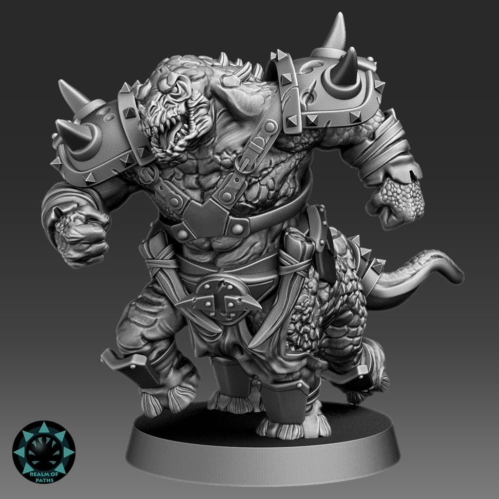 Realm Of Paths Fantasy Football Lizard Centaur Star Player - Zolt