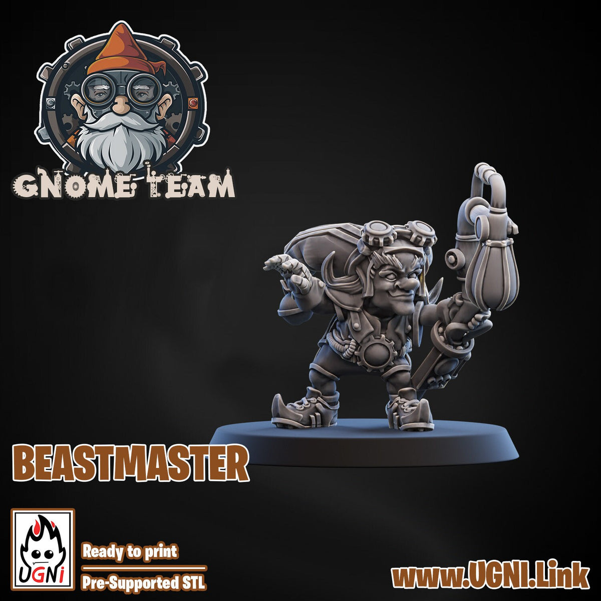 UGNI Gnome Fantasy Football Team + Extras + Stars