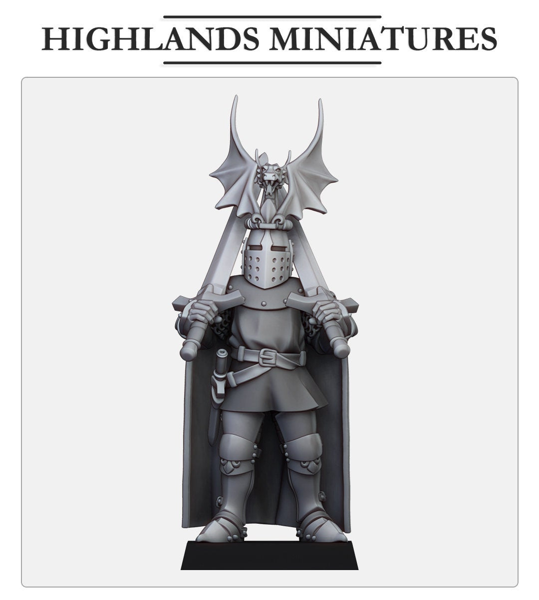 Highland Miniatures Gallia - Sir Jaume With Dual Swords (Dismounted)
