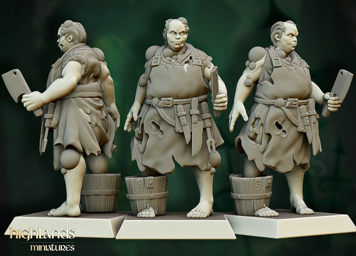 Highlands Miniatures Zombie Villagers