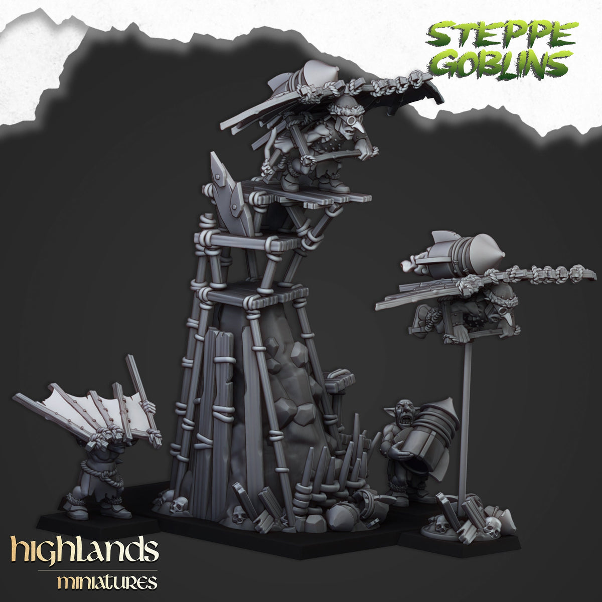 Highlands Miniatures Flying Steppe Goblins
