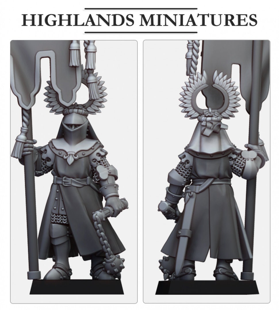 Highland Miniatures Gallia Battle Standard Bearer