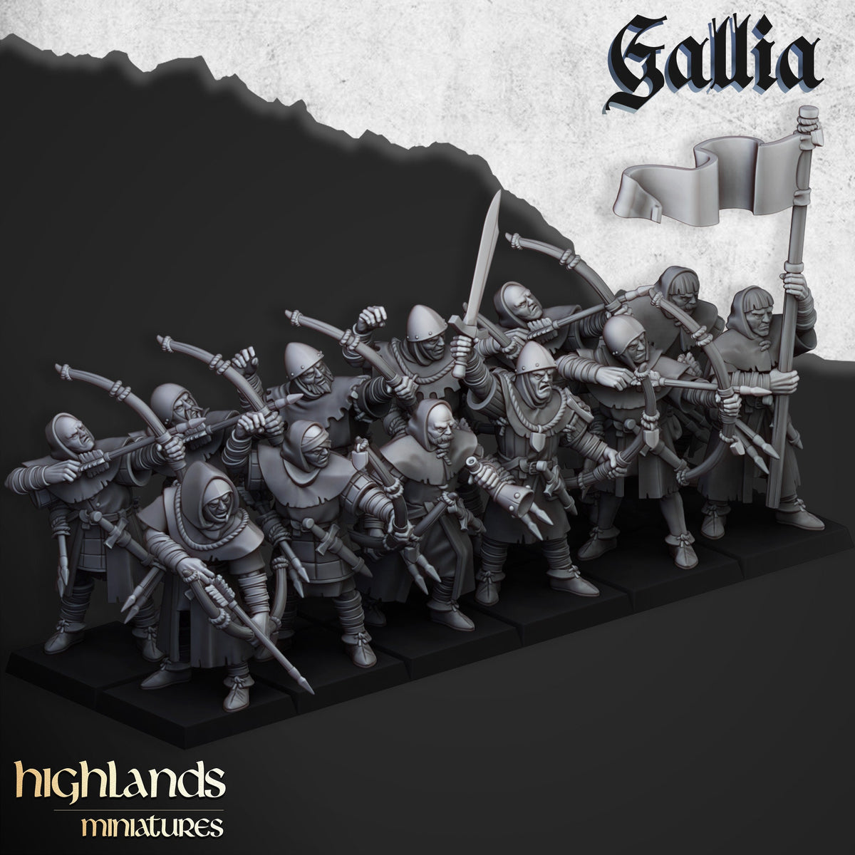Highlands Miniatures Gallia Archers