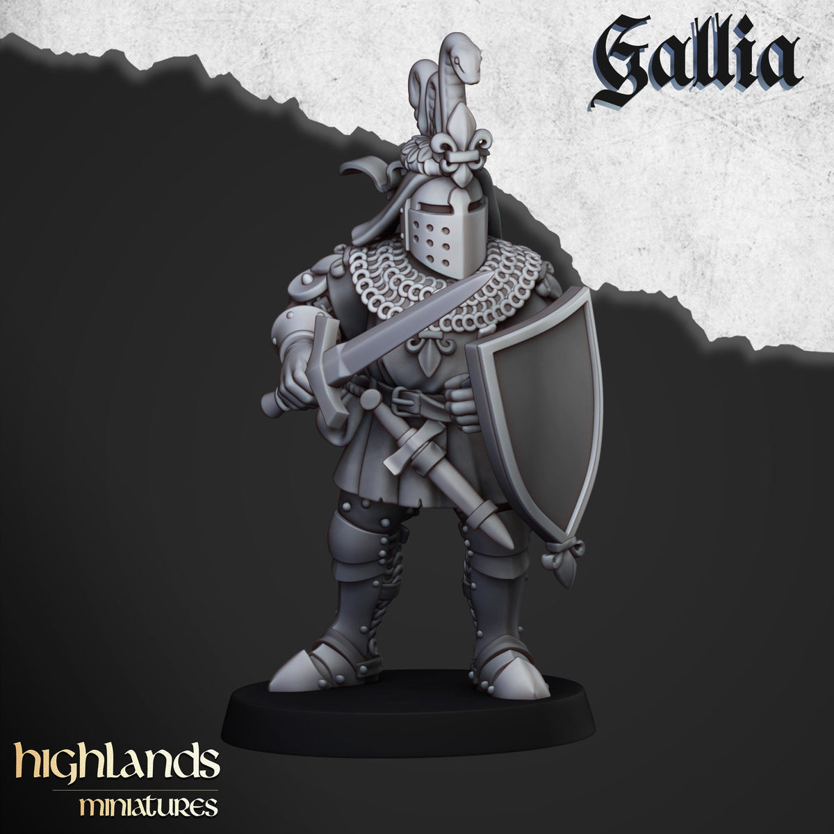 Highlands Miniatures Gallia Knights on Foot