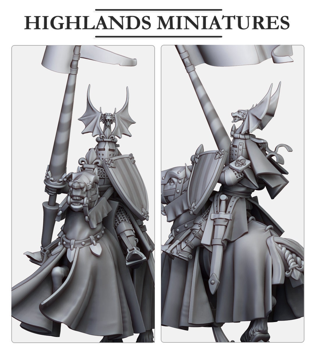 Highland Miniatures Gallia Knight - Sir Jaume