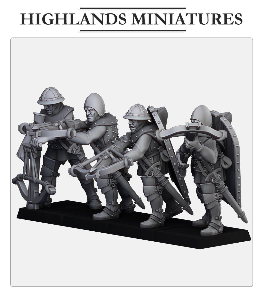 Highland Miniatures Gallia 10 Crossbowmen