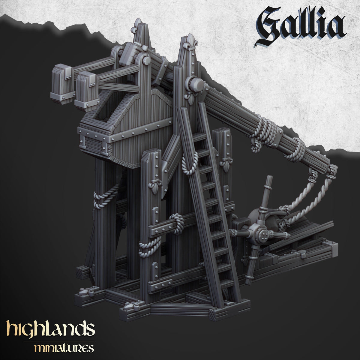 Highlands Miniatures Gallia Trebuchet