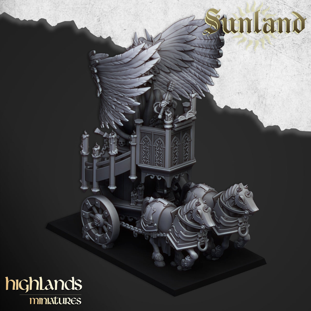 Highlands Miniatures Sunland Altar on Chariot