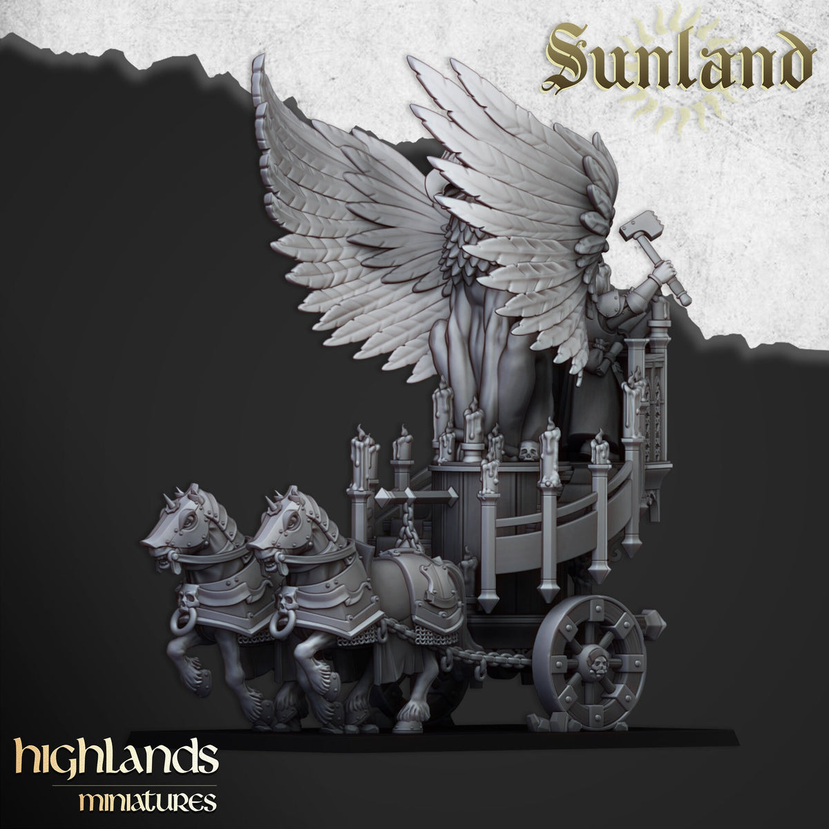 Highlands Miniatures Sunland Altar on Chariot