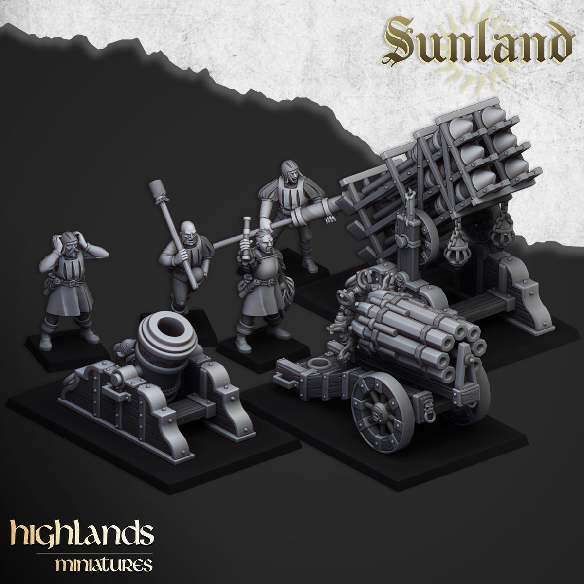 Highlands Miniatures Sunland-Artillerie