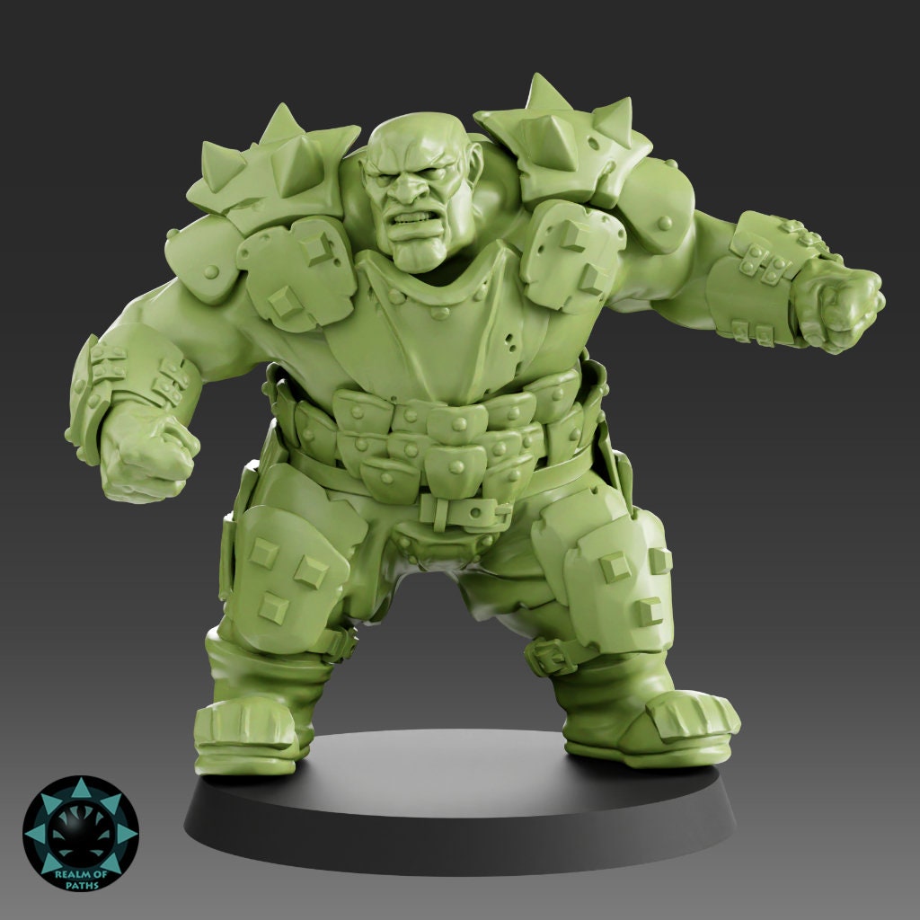 Realm of Paths Fantasy Football Ogre Team - 'The Iron Plate'