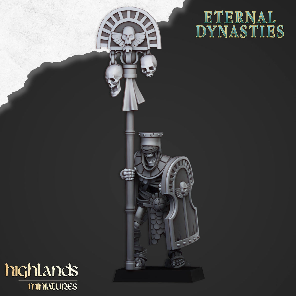 Highlands Miniatures - Eternal Dynasties Ancient Guard with Halberds