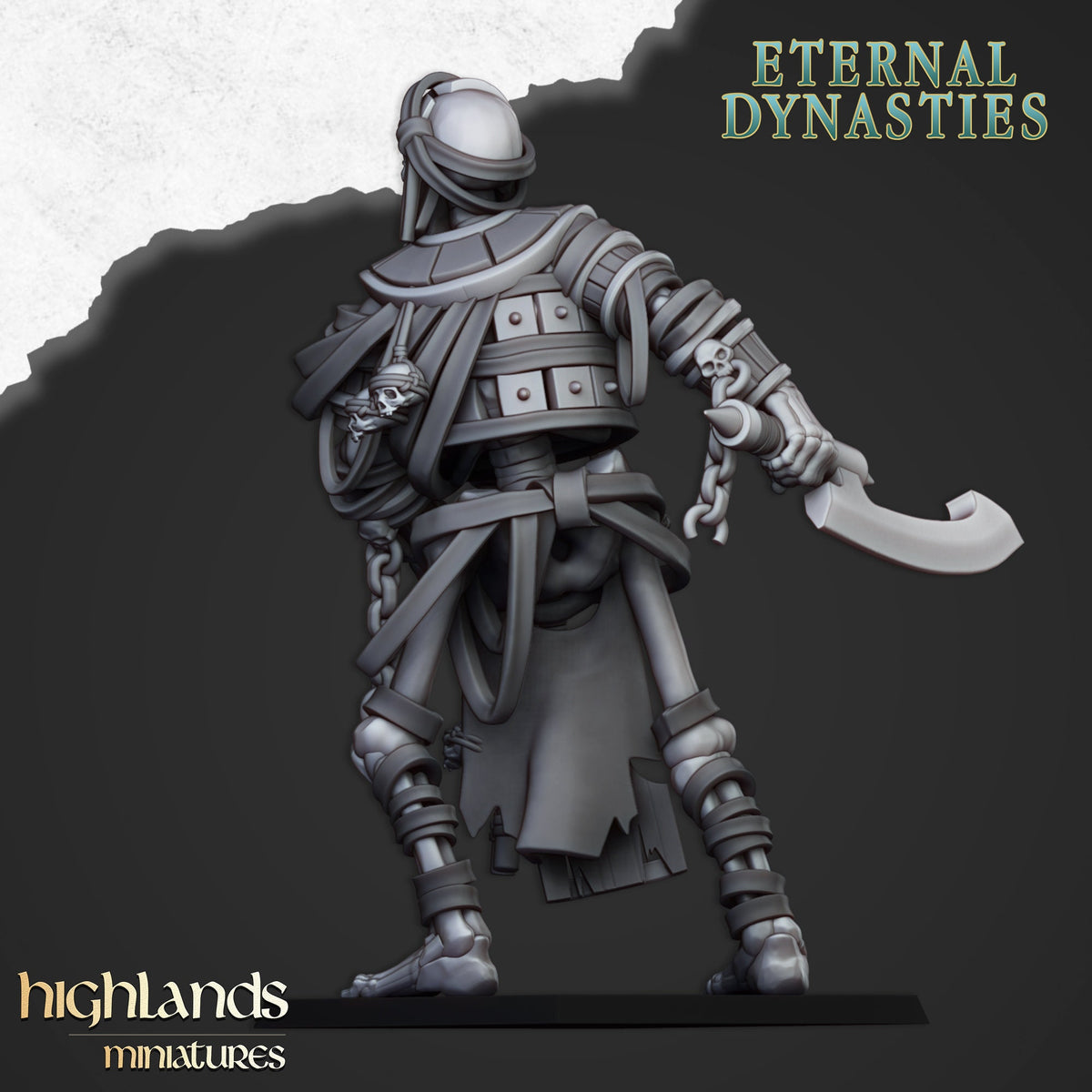 Highlands Miniatures – Ewige Dynastien Uralte Skelett-Kolosse