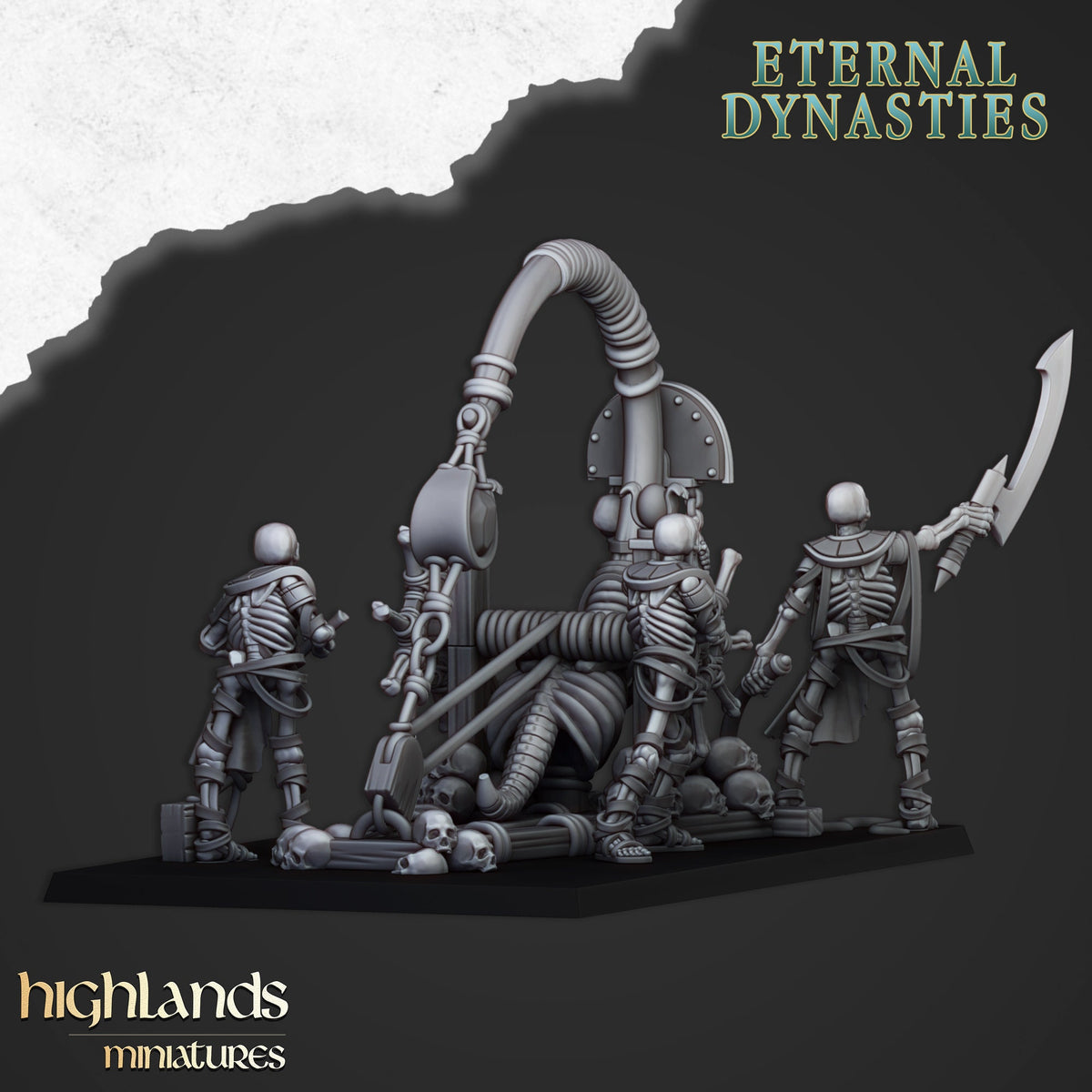 Highlands Miniatures - Eternal Dynasties Ancient Stonethrower
