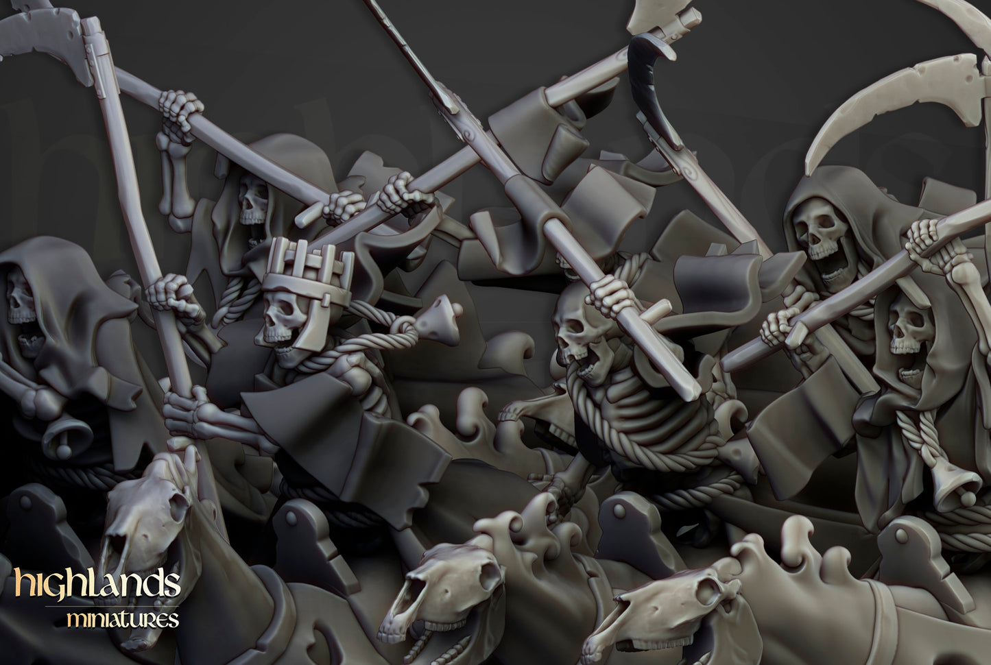 Highland Miniatures - Undead Spectral Cavalry