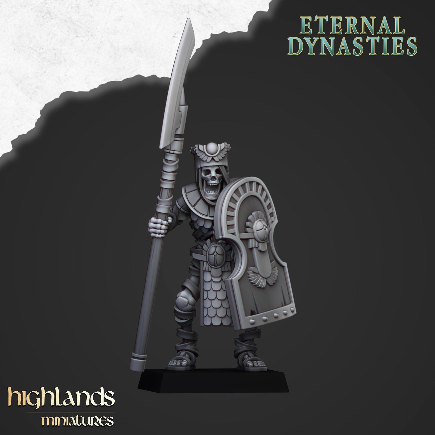Highland Miniatures - Eternal Dynasties Ancient Guard with Halberds