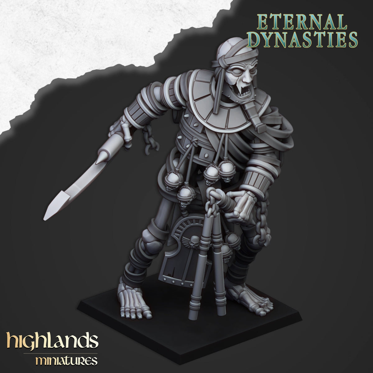 Highlands Miniatures – Ewige Dynastien Uralte Skelett-Kolosse