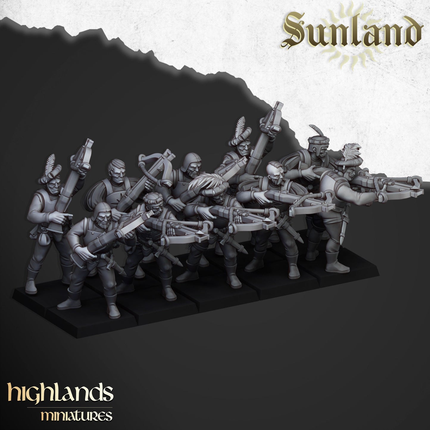 Highland Miniatures Sunland Crossbowmen