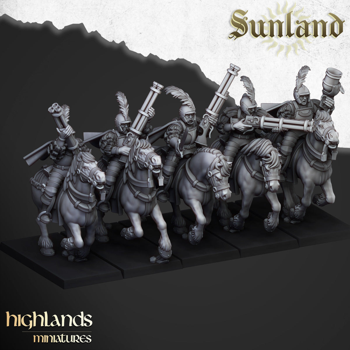 Highlands Miniatures - Pistolettiere/Repetierer (5er Set)