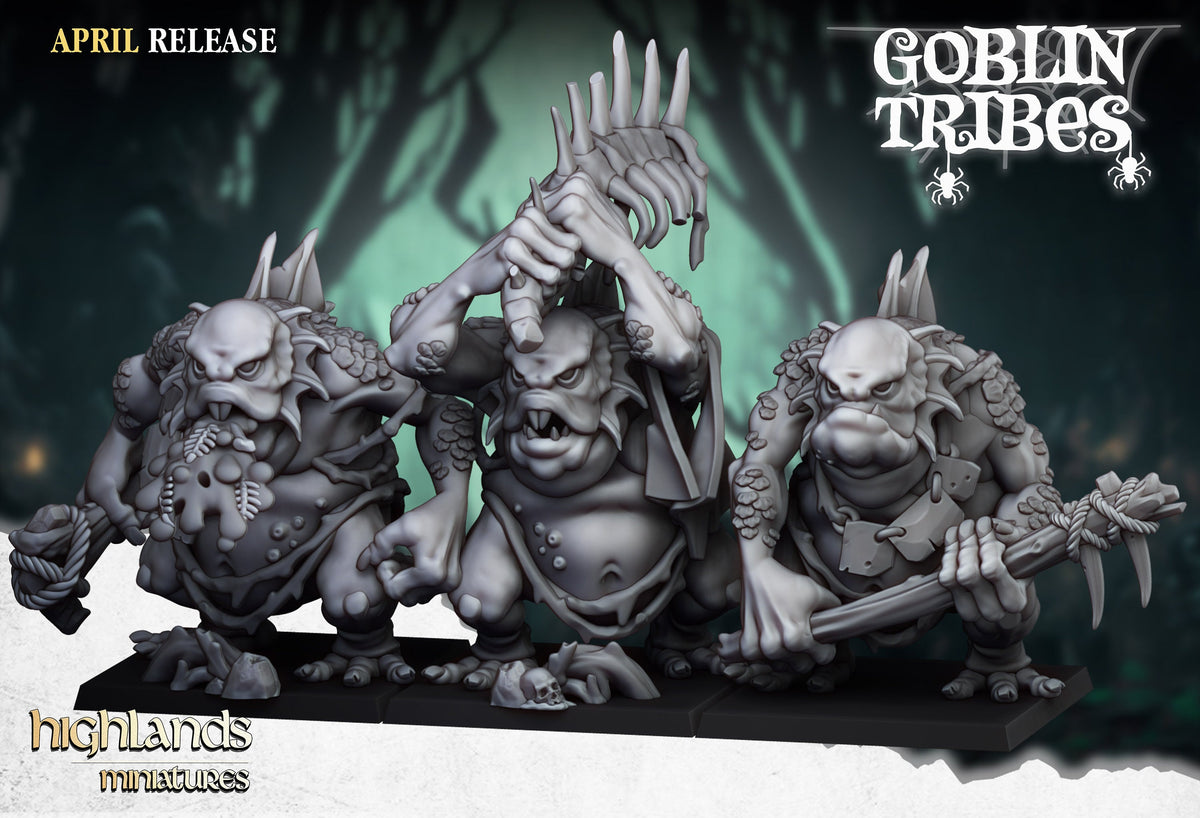 Highlands Miniatures Swamp Trolls