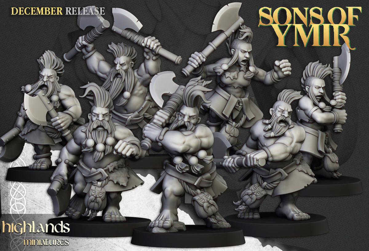 Highlands Miniatures Dwarf Deathseekers