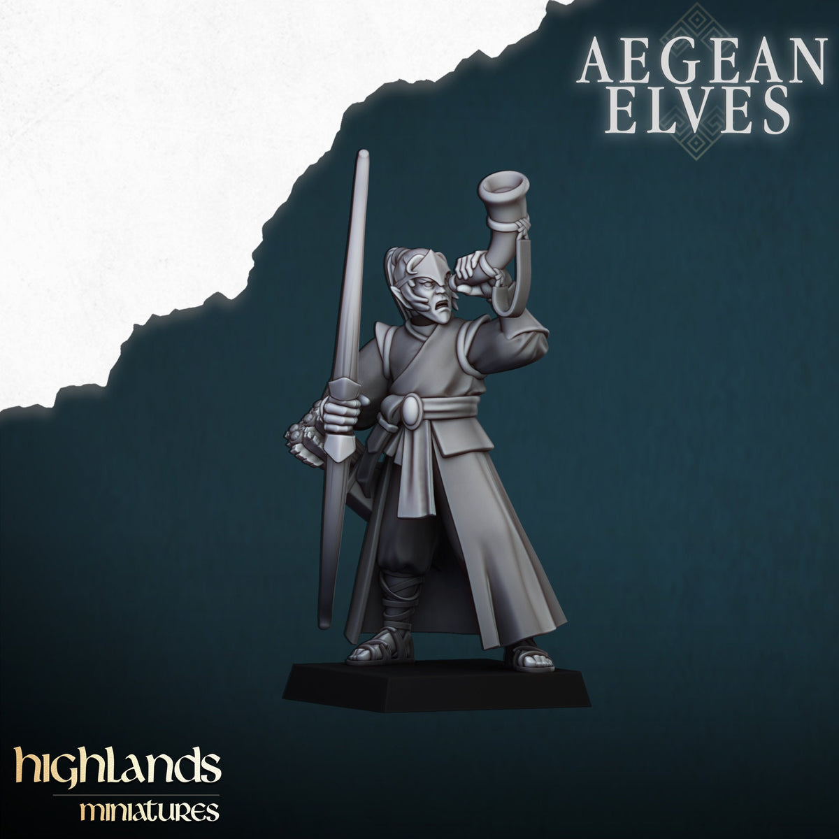 Highlands Miniatures Ägäische Elfenbogenschützen