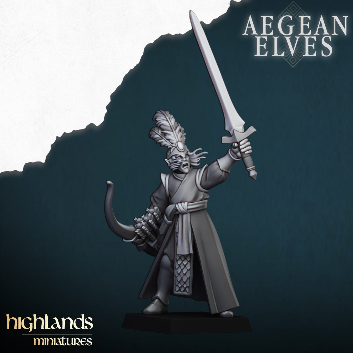 Highlands Miniatures Ägäische Elfenbogenschützen