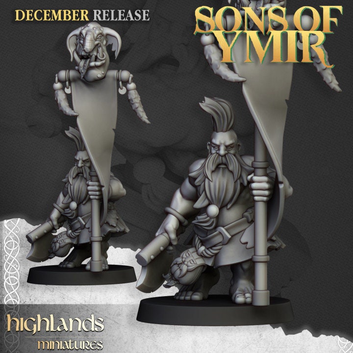 Highlands Miniatures Dwarf Deathseekers