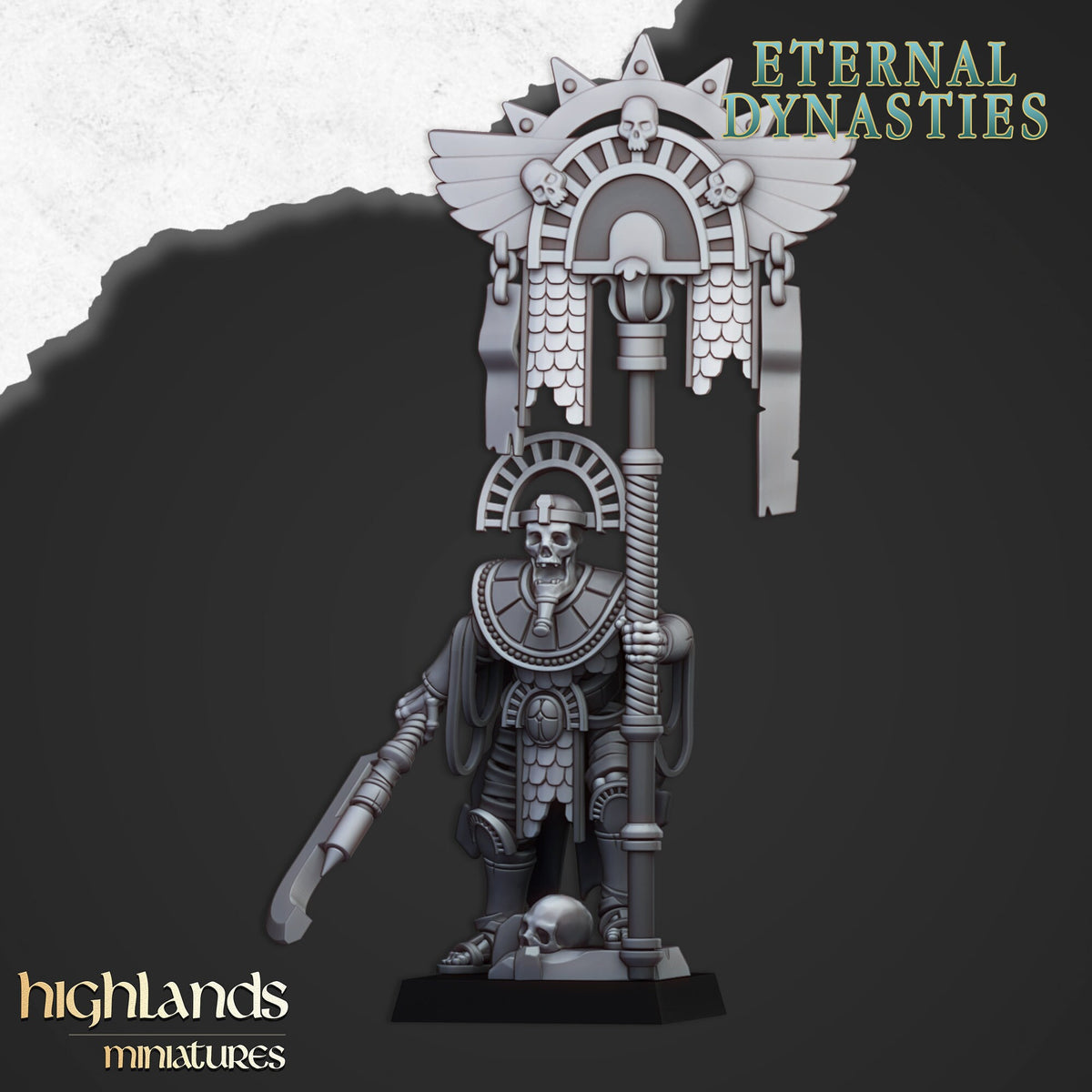Highlands Miniatures - Eternal Dynasties Pharaoh Bannerman