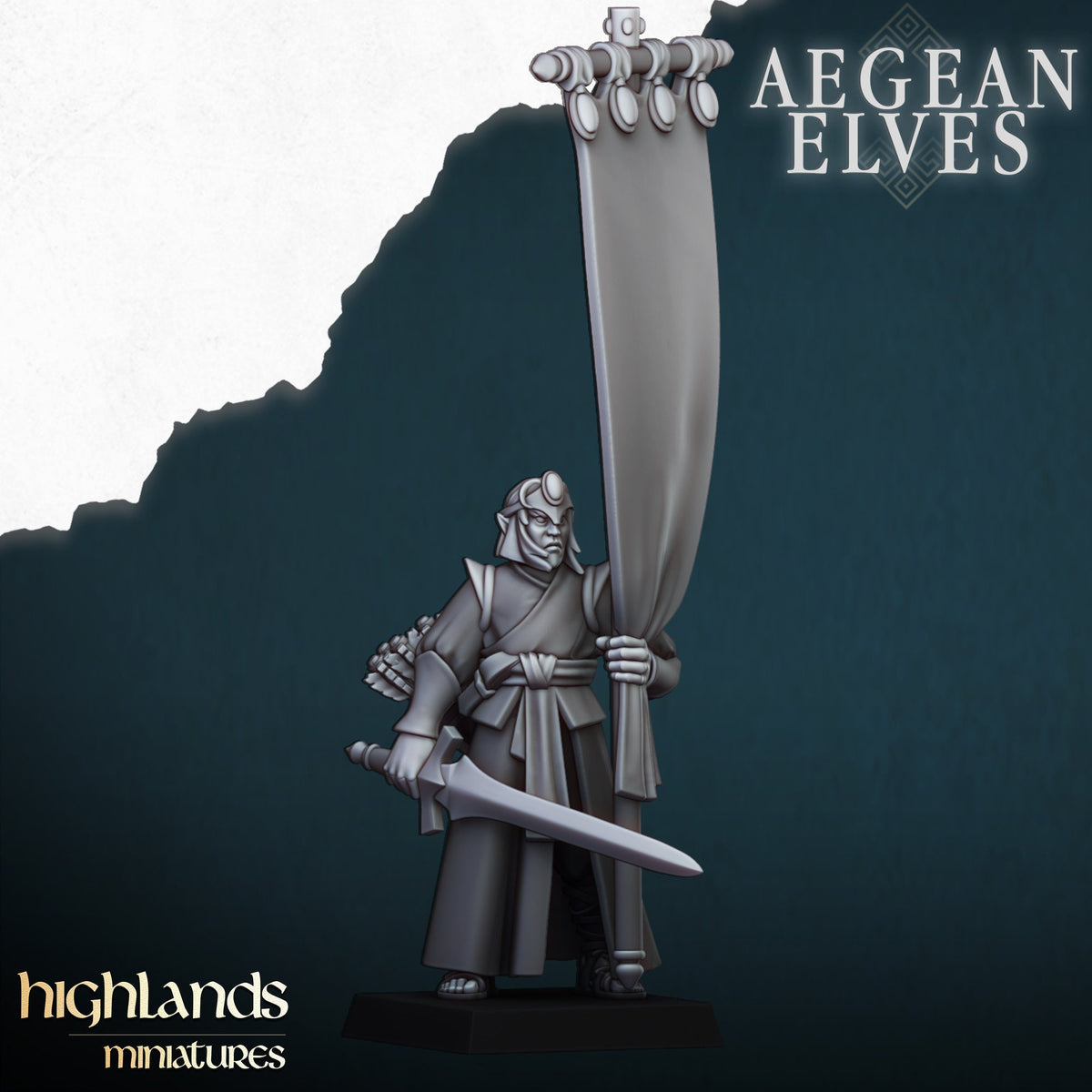 Highlands Miniatures Ägäische Elfenbogenschützen
