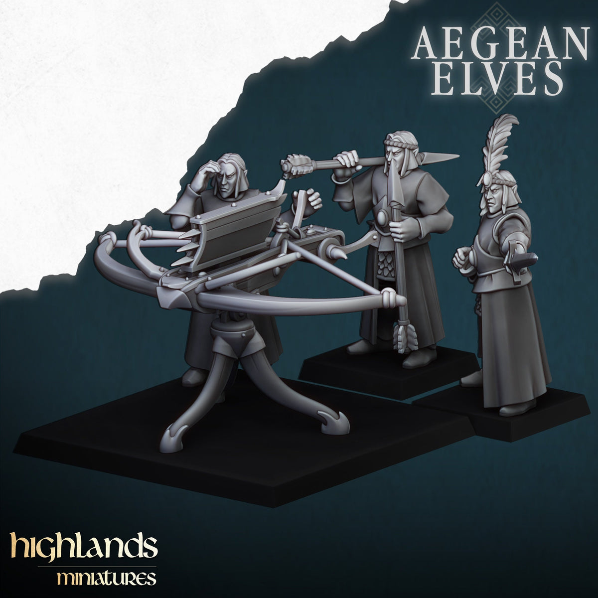 Highlands Miniatures Aegean Elves Ballista
