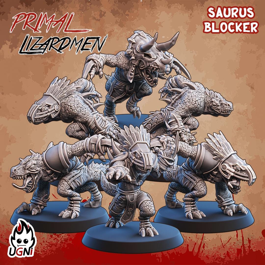 UGNI Primal Lizard Fantasy Football Team