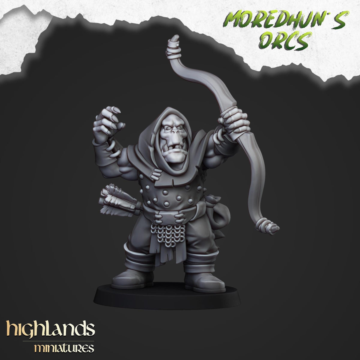 Highlands Miniatures Orks mit Bögen
