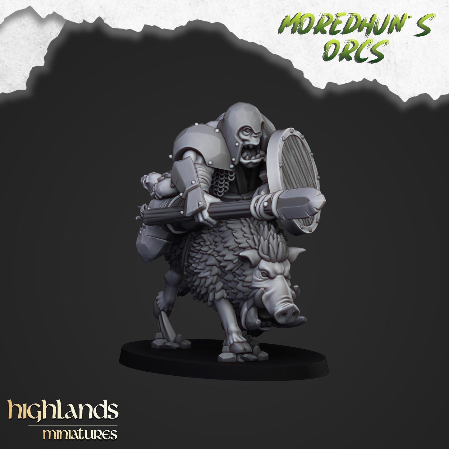 Highland Miniatures Mounted Orcs