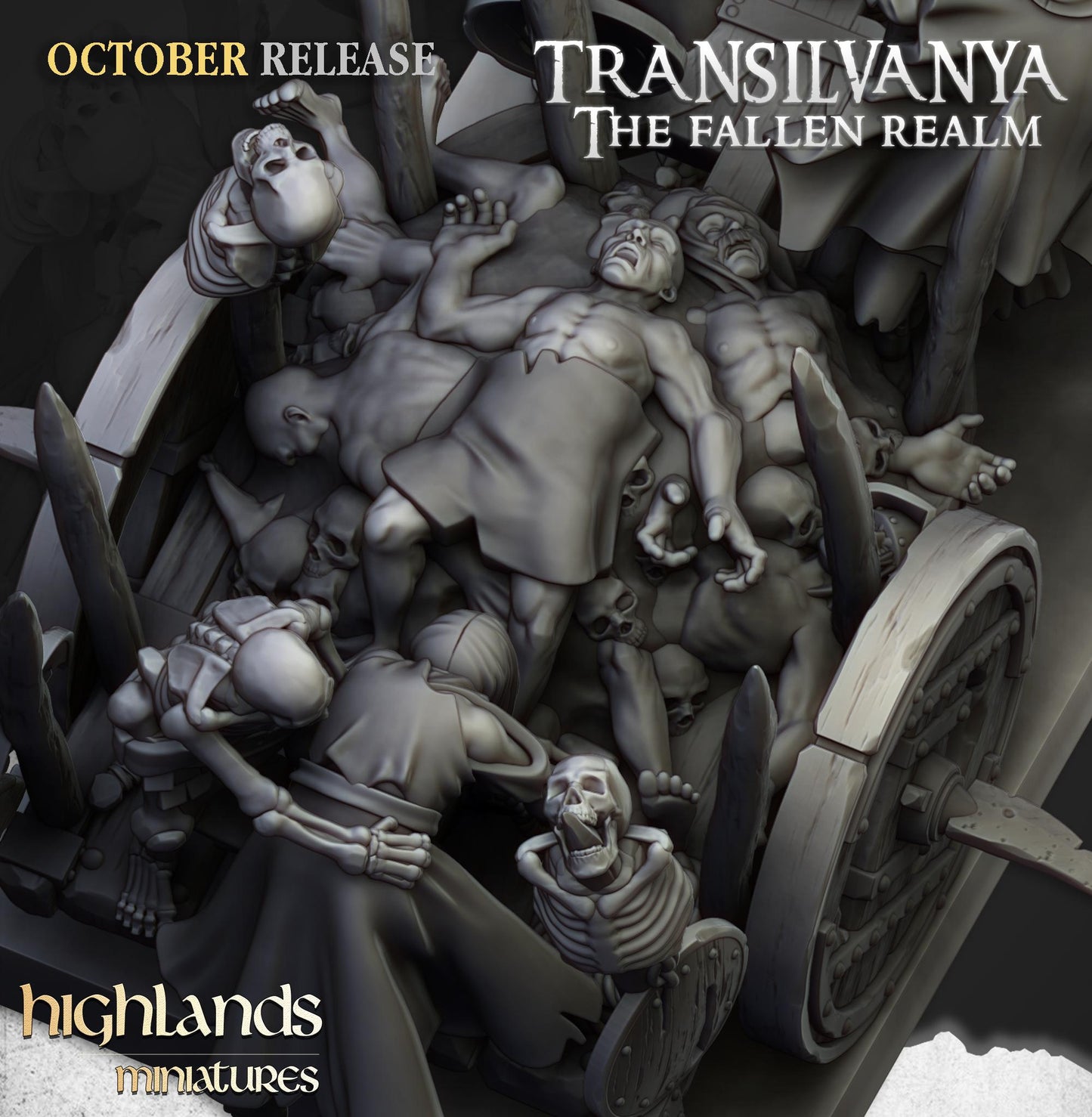 Highlands Miniatures Transylvania - Corpse Cart