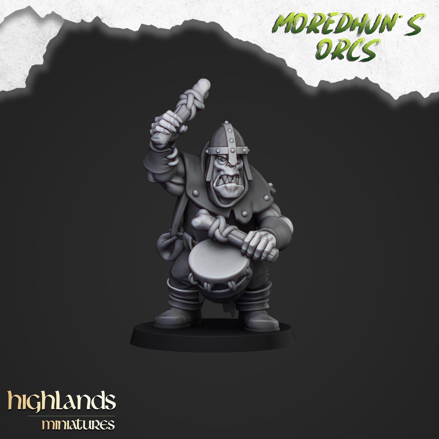 Highlands Miniatures Orcs with Handweapons