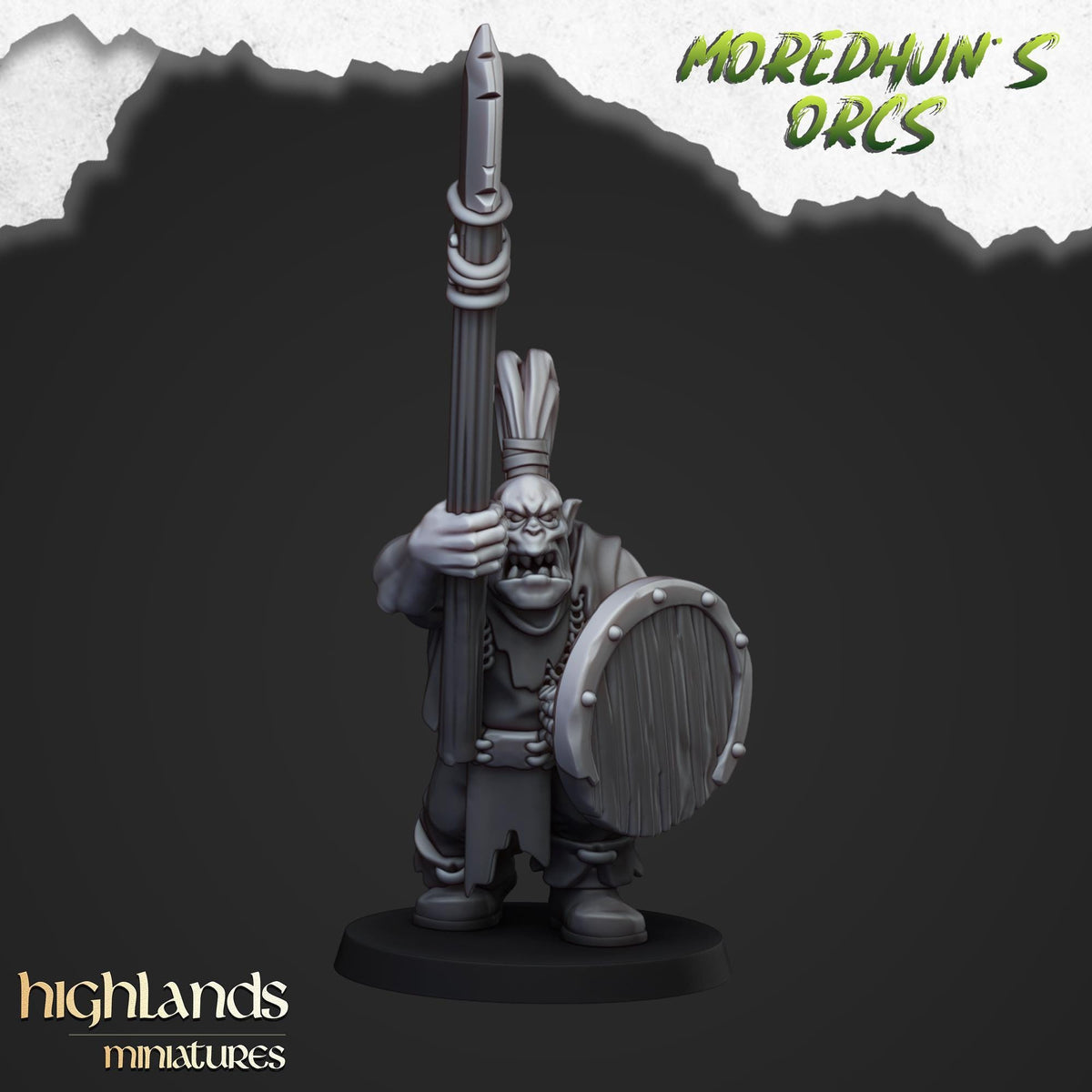 Highlands Miniatures Orcs With Spears