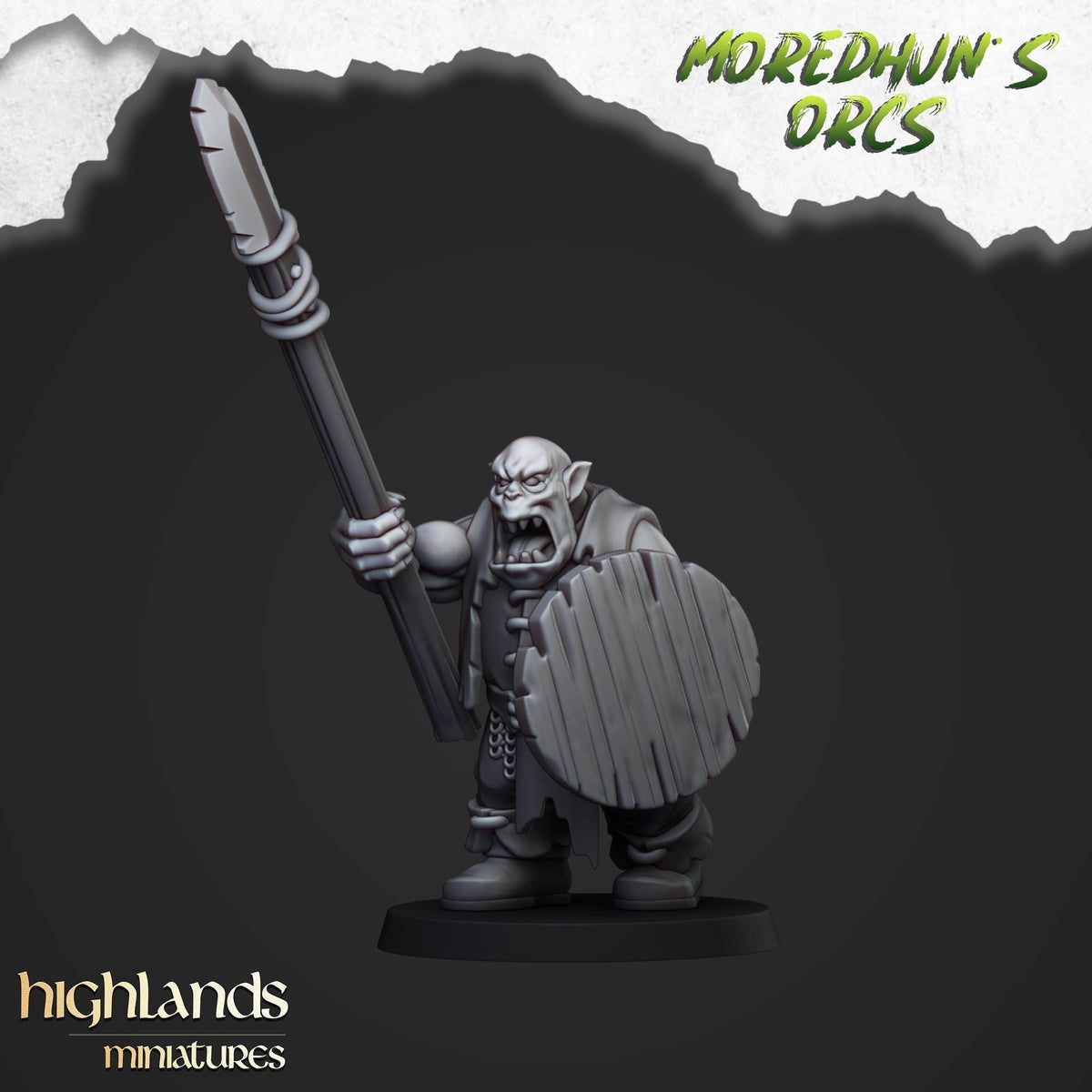 Highlands Miniatures Orcs With Spears